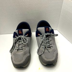 COPY - Zeba Men's Hands-Free Sneakers Size 10.5 Steel/Navy Lace Up Slip-On